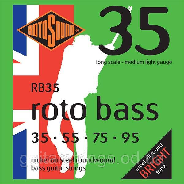 Струни Rotosound RB35 Roto Bass 35-95