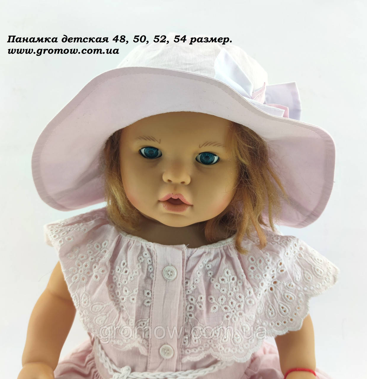 Оптом дитячі панамі 46, 48, 50, 52, 54 розмір панамка дитячі головні убори дитячі опт (ОП86), фото 1