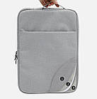 Чохол для ноутбука текстильний Hardy сірий, фото 3