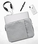 Чохол для ноутбука текстильний Hardy сірий, фото 5