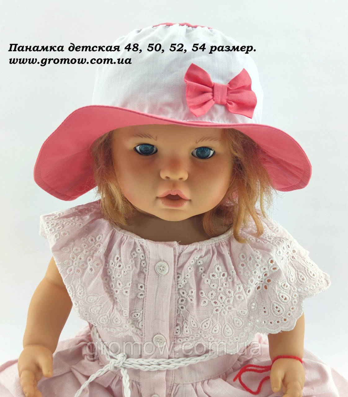Оптом дитячі панамі 46, 48, 50, 52, 54 розмір панамка дитяча головні убори дитячі гурт (ОП93), фото 1