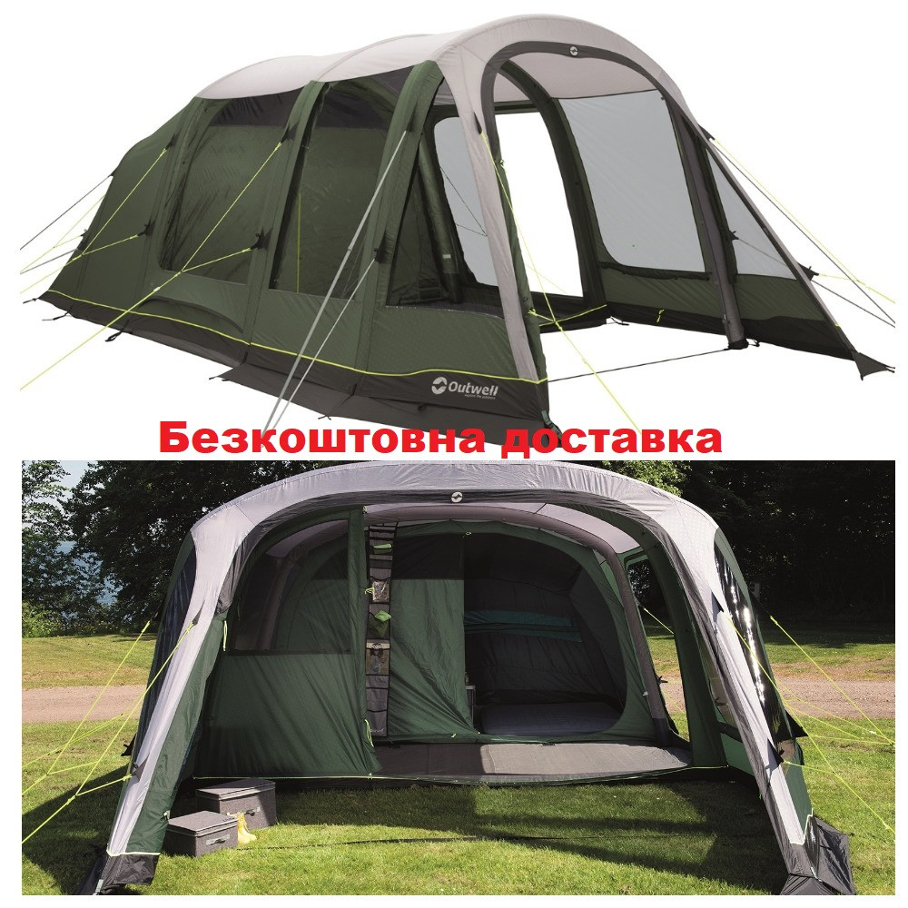 Намет Outwell Parkdale 6PA Green (111181) кемпінговий шестимісний з надувним каркасом