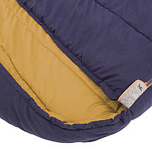Спальний мішок-ковдра двомісний Easy Camp Moon Double/+5°C Blue Right, фото 4