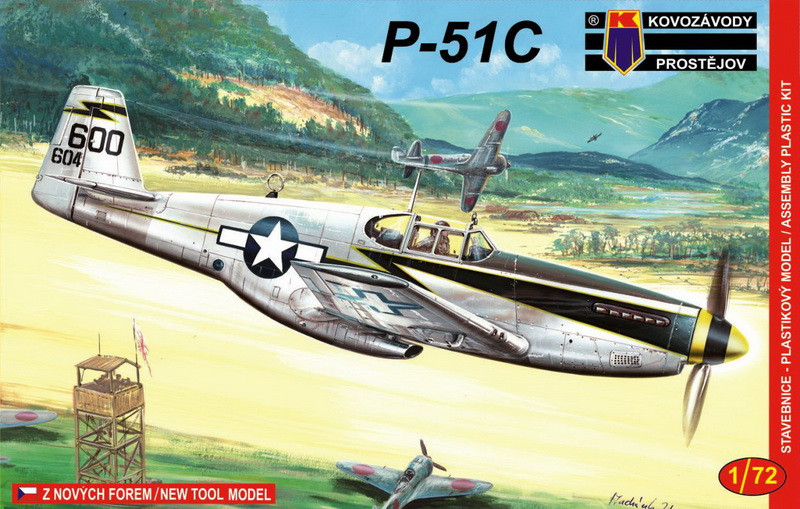 Пластикова модель 1/72 Kovozavody Prostejov 0033 американський винищувач P-51C Mustang
