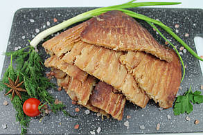 Морська закуска солоно сушений “Кальмар пласт” ваговий 300 грам "Теплі моря"