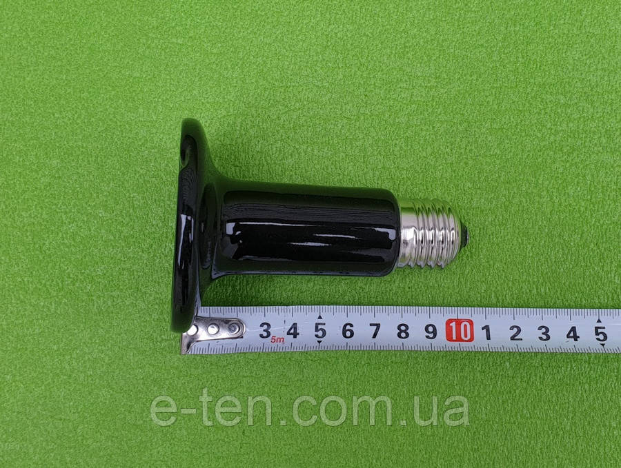 Керамічний інфрачервоний випромінювач тепла (лампа) CERAMIC HEATER 75W / 220V / Ø70мм / Lдлина=100мм