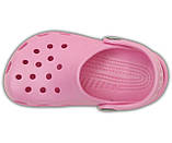 Крокси для дівчинки сабо Класік оригінал / Crocs Kids' Classic Clog (10006), Рожеві 33, фото 4