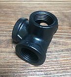 Крестовина чугунная двухплосостная