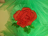 Карнавальний костюм троянди (кислотний топ) для дівчинки, фото 3