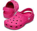 Крокси дитячі сабо Рален оригінал / Crocs Kids Ralen Clog (15908), Малинові, фото 3