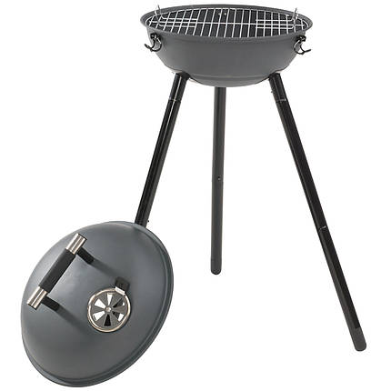 Гриль вугільний портативний Outwell Calvados Grill L Grey (650825), фото 4