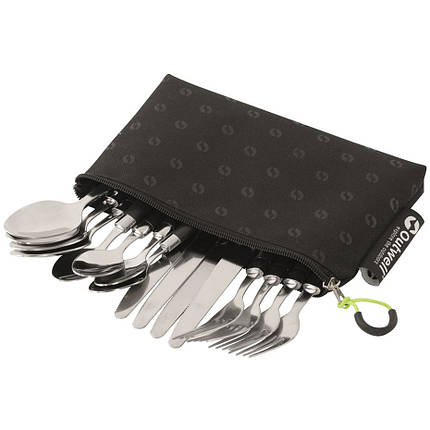 Набір столових приборів для пікніка на 4 персони Outwell Pouch Cutlery Set Black (650985), фото 3