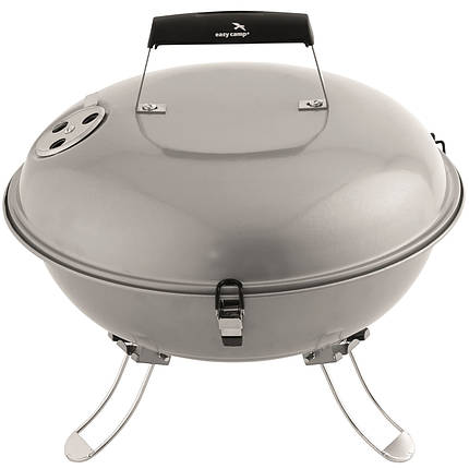 Гриль вугільний портативний Easy Camp Adventure Grill Silver (680193), фото 3