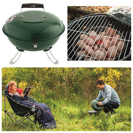 Гриль вугільний портативний Easy Camp Adventure Grill Green (680195), фото 1