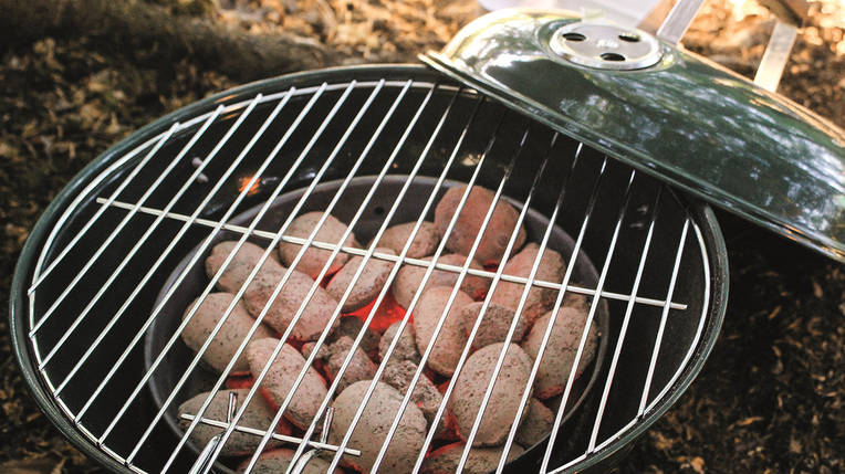 Гриль вугільний портативний Easy Camp Adventure Grill Green (680195), фото 4