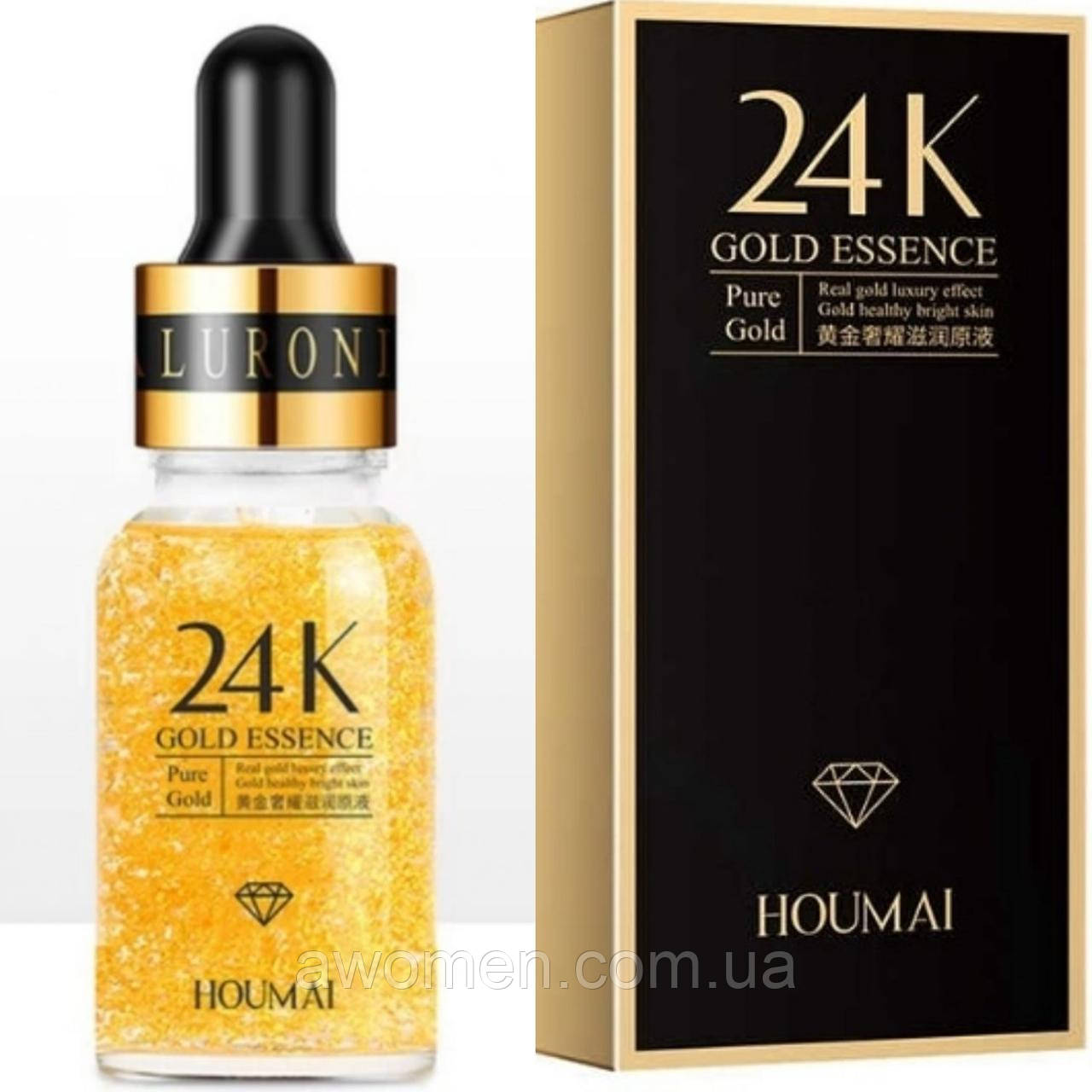 Сироватка для обличчя Houmal 24 k Gold з частинками золота15 ml