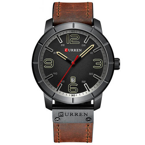 Годинник наручний Curren 8327 Black-Brown, фото 1