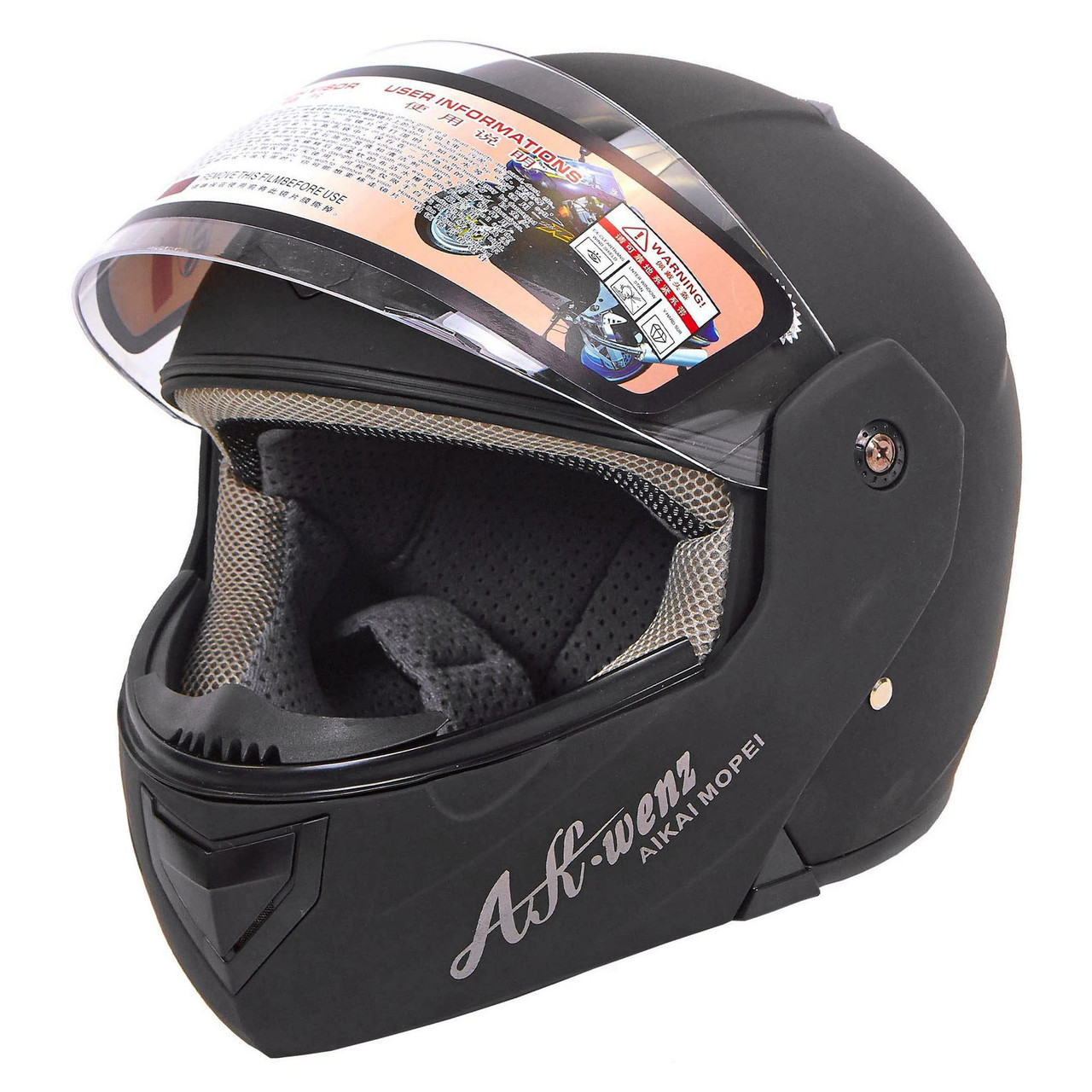 Шлем для мотоцикла модуляр (flip-up) MATT AK-909-1 L (58-61): Gsport - фото 1 - id-p1373215824