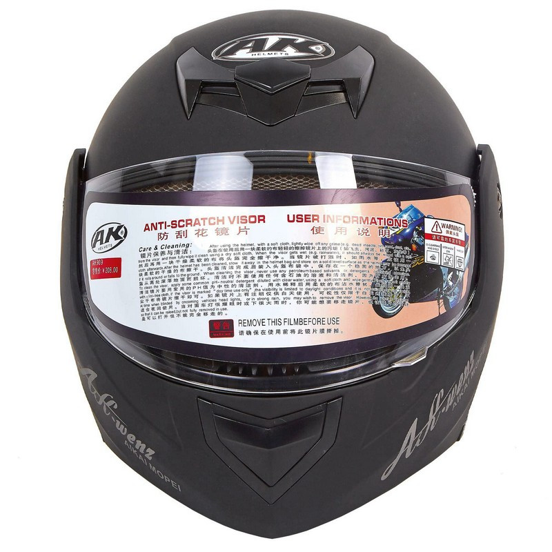 Шлем для мотоцикла модуляр (flip-up) MATT AK-909-1 L (58-61): Gsport - фото 2 - id-p1373215824