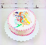 Вафельні картинки на торт і кекси День Народження в стилі "Феї Вінкс"
