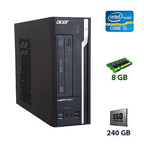 Комп'ютер Acer X2632G SFF/Intel Core i5-4430 (4 ядра по 3.0 — 3.2 GHz) / 8 GB DDR3 / 240 GB SSD, фото 1