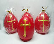 Свічки великодні яйця декоративні з хрестом 6*4 см, фото 7