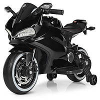 Дитячий мотоцикл Bambi Ducati M 4104EL (2 мотора за 25W, MP3, USB) Чорний Автопокраска