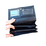 Гаманець жіночий чорний 097ВА, фото 2