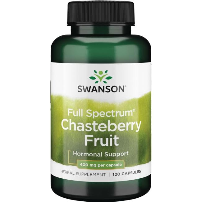 Плоди авраамового дерева (Частерберри) США / Chasteberry Fruit Swanson USA 400 mg 120 Caps