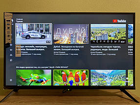 LED- Телевізор 32" FullHD SmartTV Android 11 WiFi Безрамний Т2 телевізор 32 дюйми смарт, фото 3
