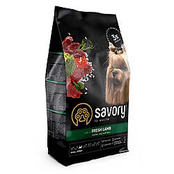 Корм Savory Small Breed Fresh Turkey & Lamb (Саворі для собак дрібних порід з індичкою і ягням) 3кг.