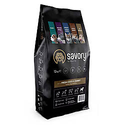 Корм Savory Large Breed Fresh Turkey & Lamb (Саворі для великих порід з ягням і індичкою) 12кг.