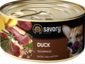 Консерви для собак Savory Gourmand Duck (Саворі з качкою) 200г.