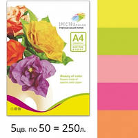 Папір А4/75 Rainbow Pack Cyber неон IT 82 quot;О quot; 250арк(5х50) Spectra Color(10)