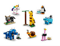 ЛЕГО LEGO конструктор Classic Кубики та Звірятка 1500 дітей. (11011), фото 5