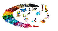 ЛЕГО LEGO конструктор Classic Кубики та Звірятка 1500 дітей. (11011), фото 4