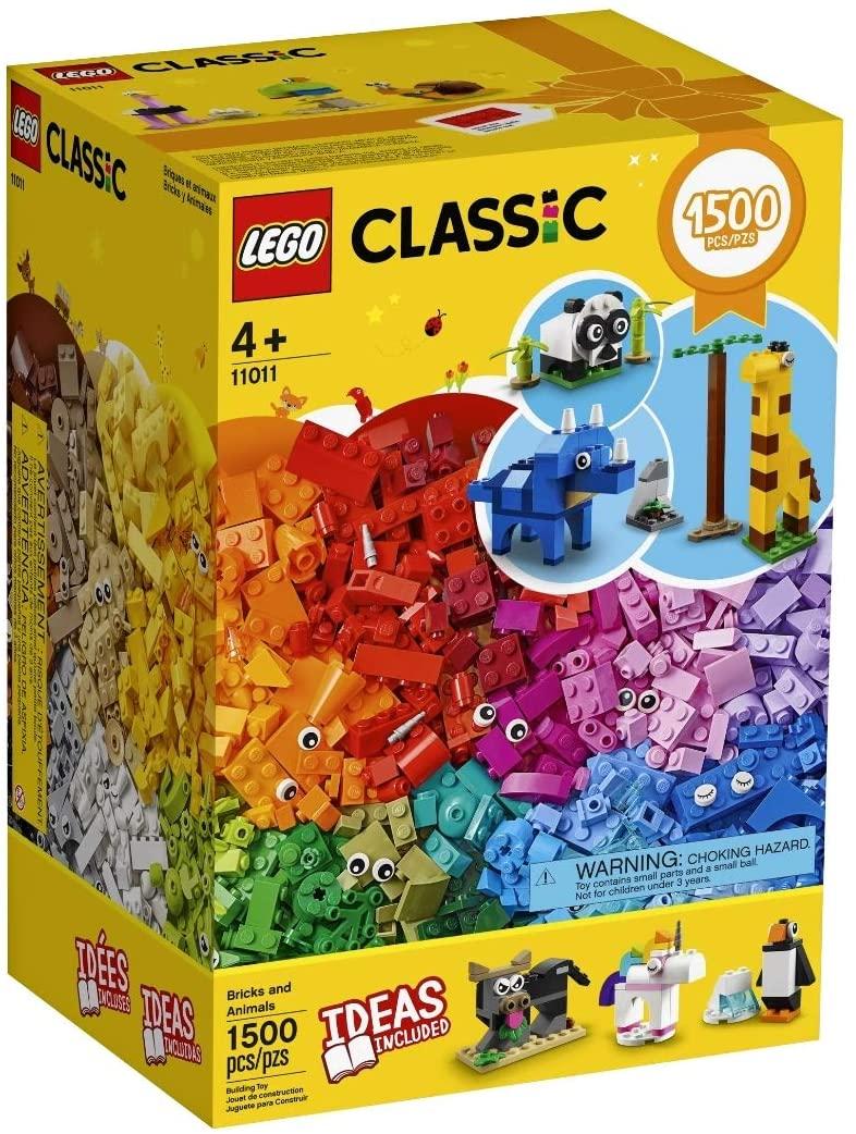ЛЕГО LEGO конструктор Classic Кубики та Звірятка 1500 дітей. (11011)