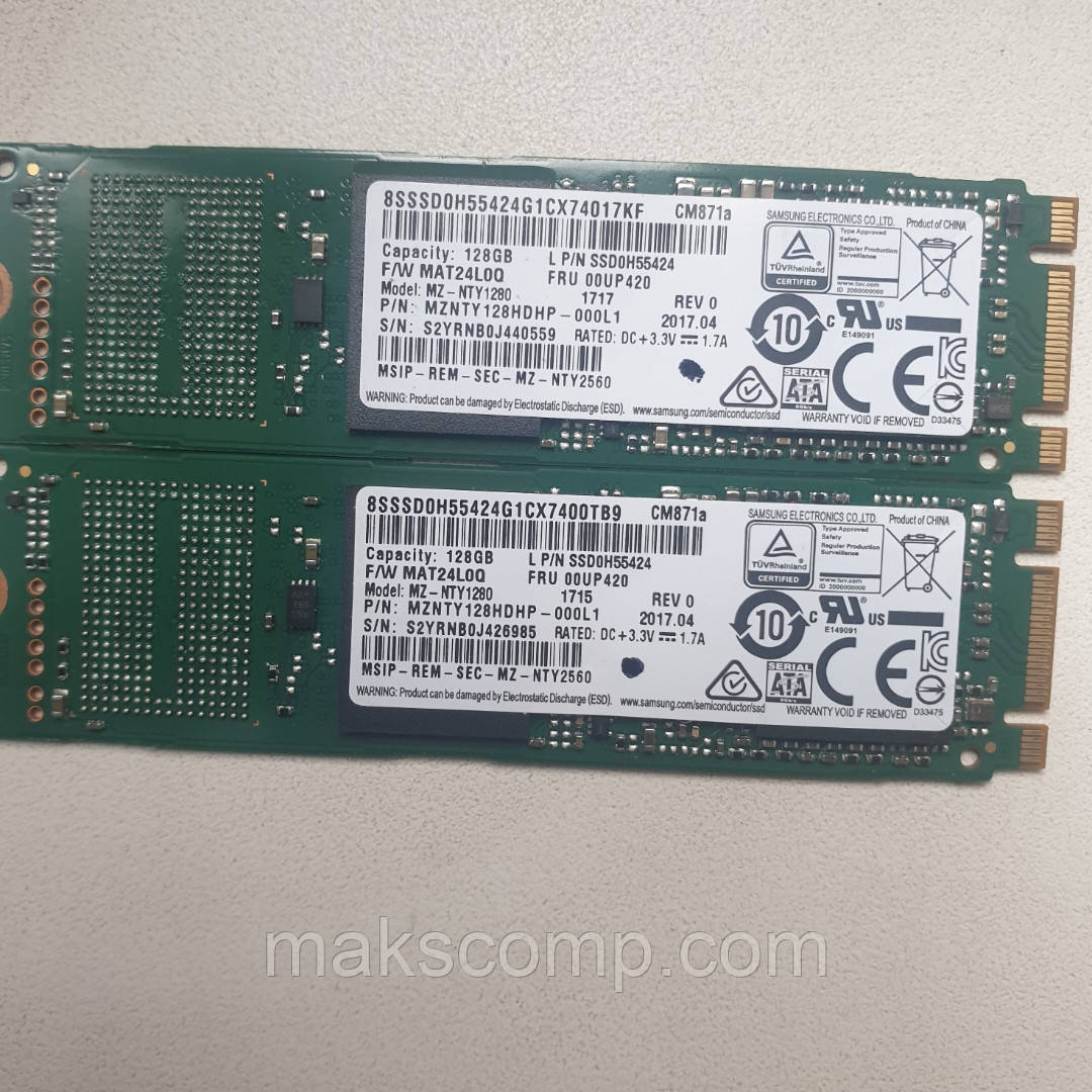 SSD Samsung CM871a 128GB  m.2 SATAIII (MZNTY128HDHP), фото 1
