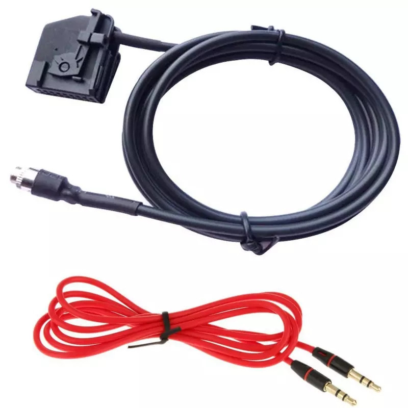 Кабель перехідник 3.5 mm вхід AUX VW 18Pin Volkswagen RNS2 + AUX кабель