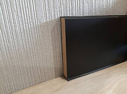 Плінтус Dollken Cubu flex 80 mm Чорний (RAL 0110)