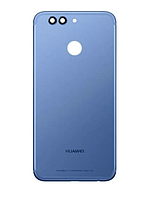 Задняя крышка для Huawei Nova 2 Plus 2017 (BAC-L21), голубая, Aurora Blue, оригинал