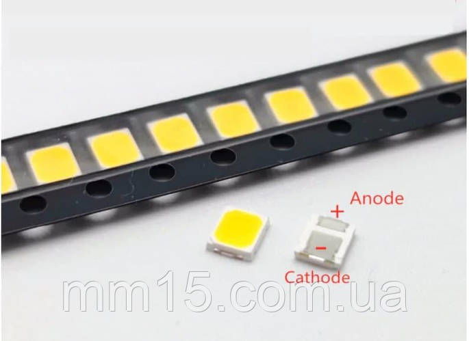SMD LED 2835 9V. 6000К 0,5W Світлодіод поверхневого монтажу. (ID ...