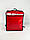 Рюкзак для кур'єра доставки піци їжі червоний GL2 (Glovo), фото 2