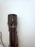 Кишеньковий ліхтарик BL-T6-19 акумуляторний USB заряджання, фото 3