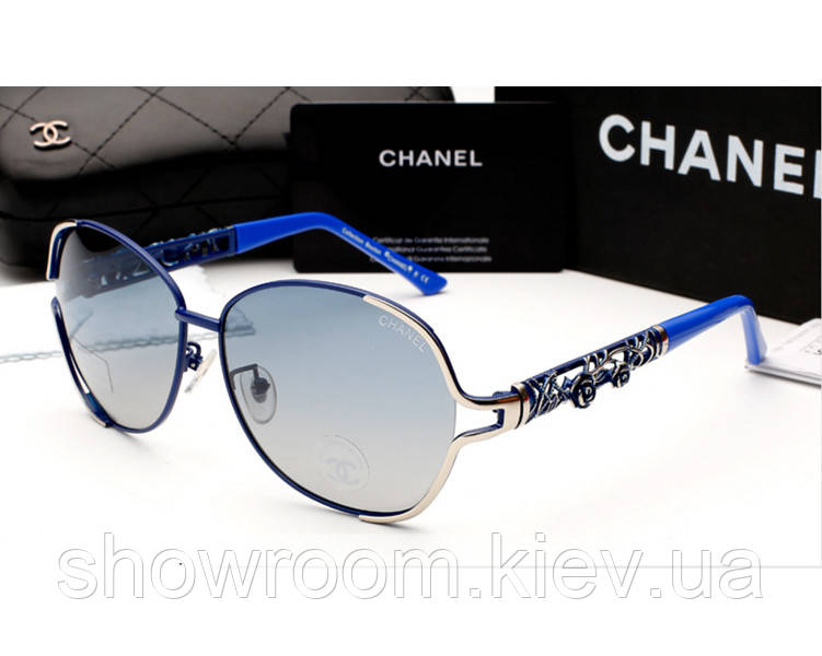 Жіночі сонцезахисні окуляри (6108) blue