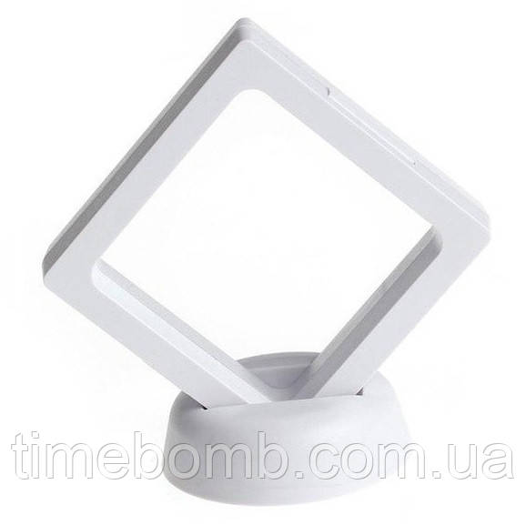 Стенд для монет і біжутерії 9 x 9 см білий