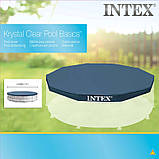 Тент Intex 28031 для басейну Ø 366 см каркасного, фото 5