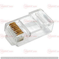 01-12-012. Штекер сетевой 8р8с (RJ-45), Normal quality, пачка 100шт