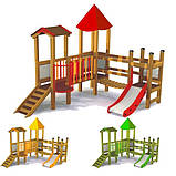 "Рубікоїн М4 Малюк" Дитячий Майданчик. Розмір 4200х3000х2500 мм. Будь-який Колір, фото 2