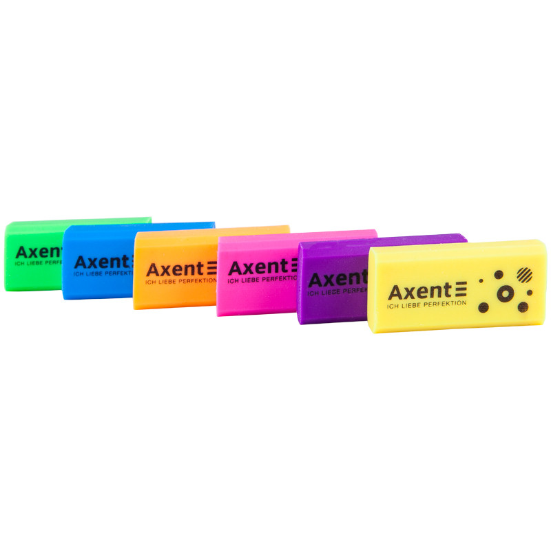 Ластик Axent Neon 1197-A, асорті кольорів